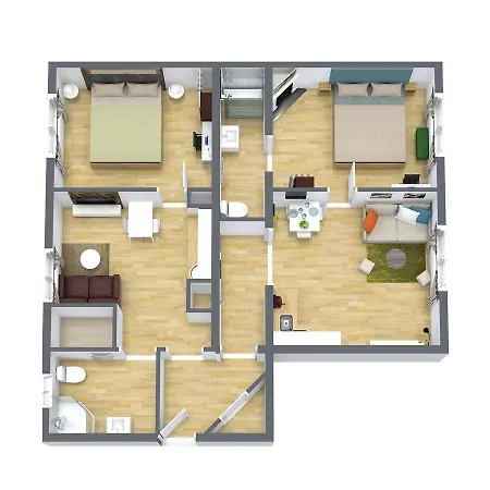 Big Garden***, Hyper Centre, Parking דירה נאנט